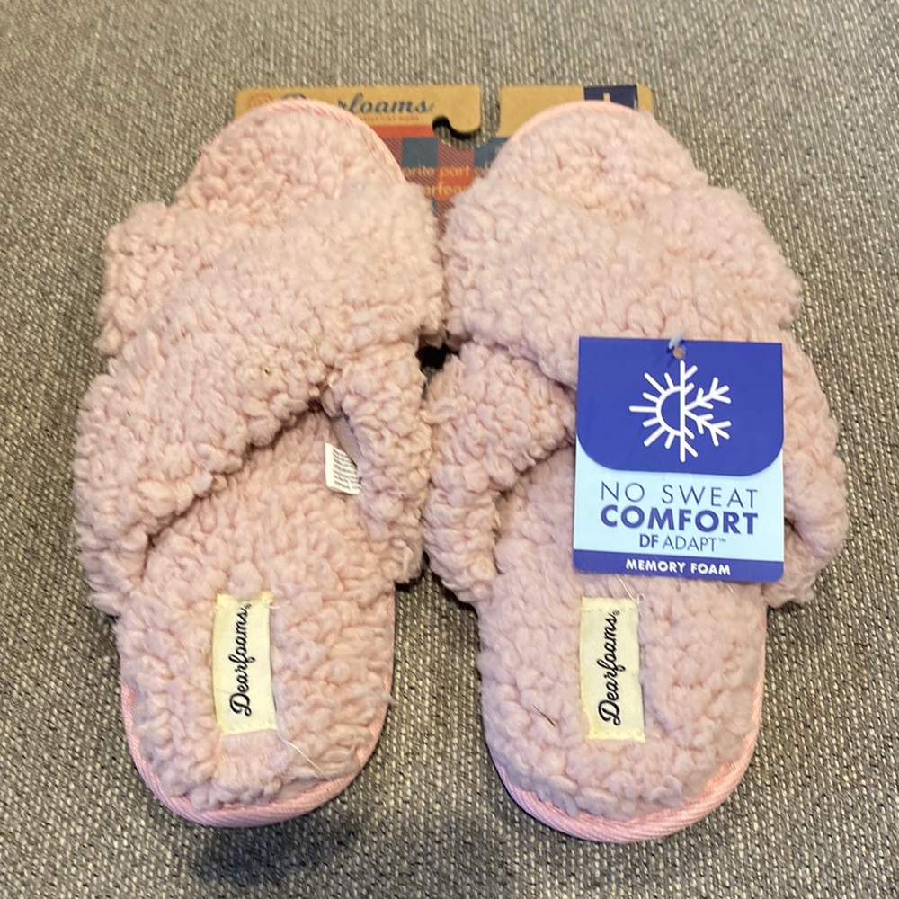 Dearfoams slippers memory foam size L/9-10